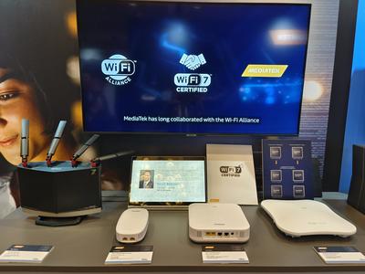 MediaTek 持續(xù)拓展 Wi-Fi 7 全球生態(tài)系統(tǒng)，首批認(rèn)證產(chǎn)品閃耀 CES 2024